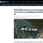 Red Paddle Tandem 15-Foot Voyager Series Stand-Up Paddleboard: Hands-On Review